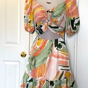Multicolored dress, perfect for summer